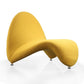 Manhattan Comfort MoMa Yellow Wool Blend Accent Chairs In A Set Of 2