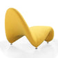 Manhattan Comfort MoMa Yellow Wool Blend Accent Chairs In A Set Of 2