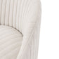 Manhattan Comfort Modern Leela 2-Piece Swivel Boucle Accent Chair In Cream