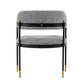 Manhattan Comfort Modern Lia Boucle Dining Armchair In Gray