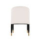 Manhattan Comfort Modern Ola 2-Piece Boucle Dining Chair In Cream