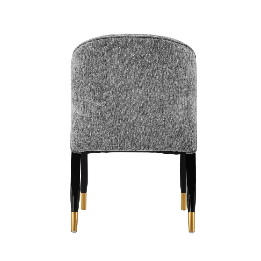 Manhattan Comfort Modern Ola 2-Piece Boucle Dining Chair In Gray