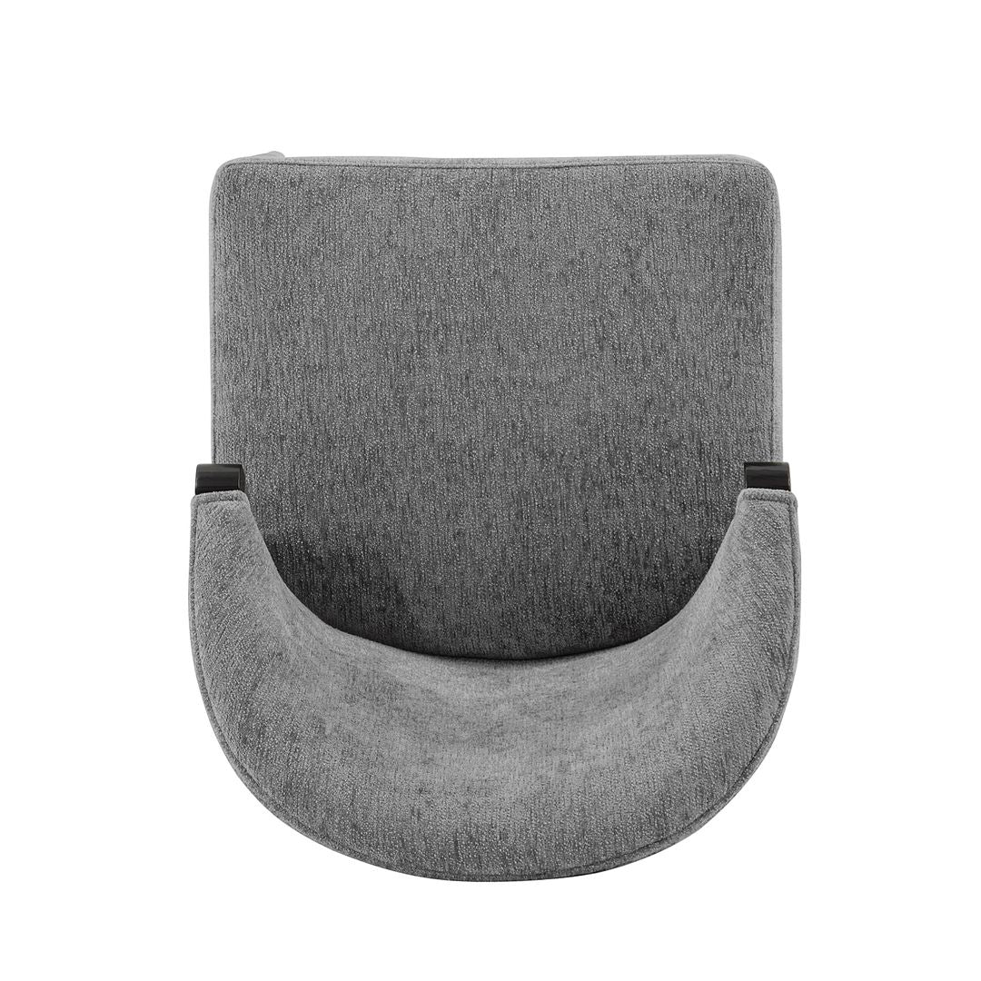 Manhattan Comfort Modern Ola 2-Piece Boucle Dining Chair In Gray