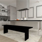 Manhattan Comfort Nomad 67" Black Modern Dining Bench