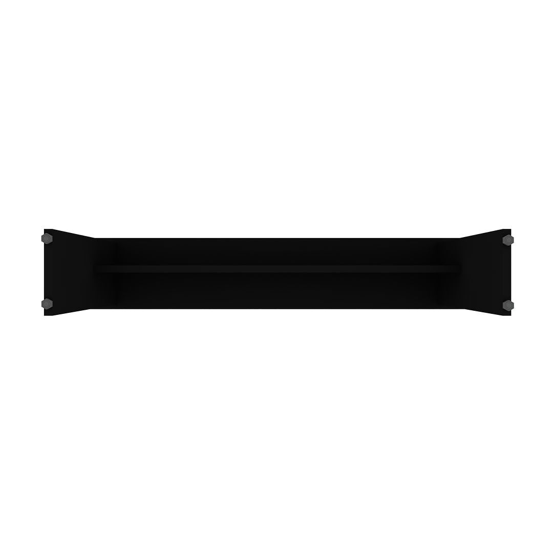 Manhattan Comfort Nomad 67" Black Modern Dining Bench
