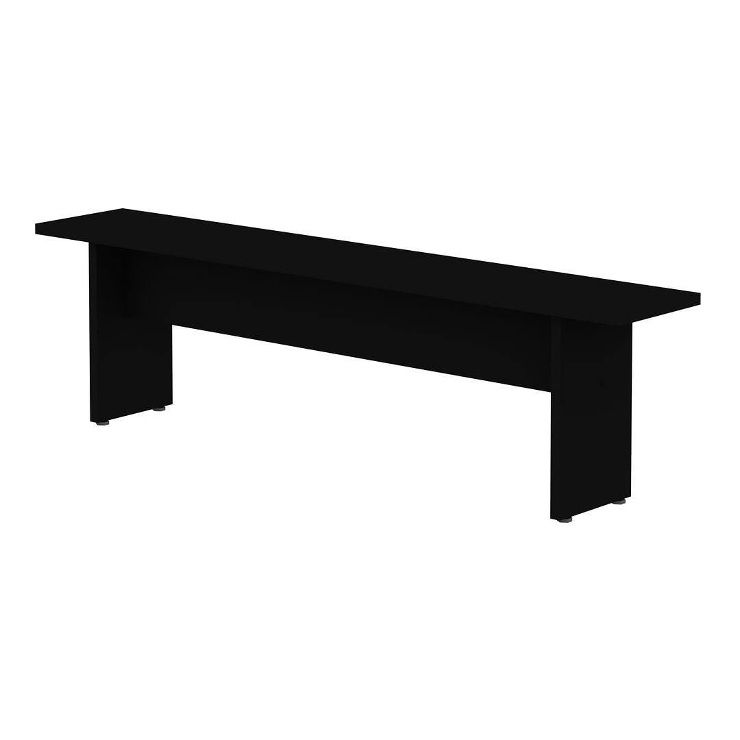 Manhattan Comfort Nomad 67" Black Modern Dining Bench