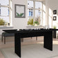 Manhattan Comfort Nomad 68" Black Modern Dining Table
