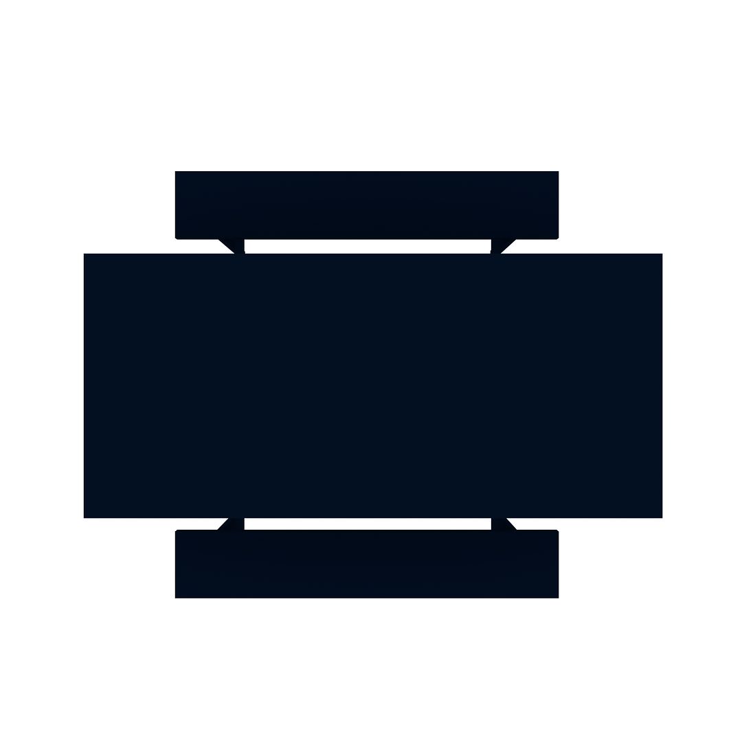 Manhattan Comfort Nomad 68" Tatiana Midnight Blue Modern Dining Set Of 3