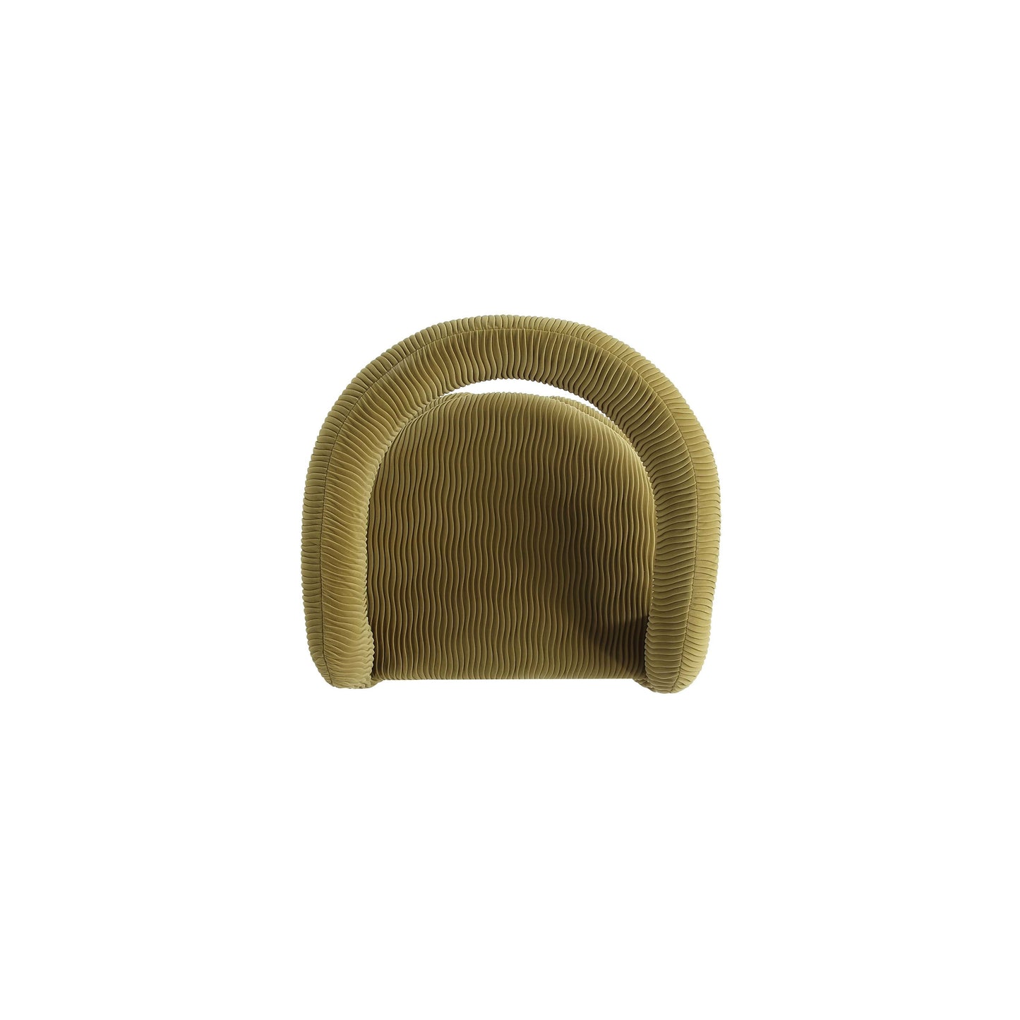 Manhattan Comfort Olive Green Modern Corvette Velvet Dining Chair