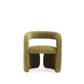 Manhattan Comfort Olive Green Modern Corvette Velvet Dining Chair In A Set Of 2