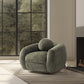 Manhattan Comfort Olive Green Modern Tribeca Chenille Accent Chair - Set Of 2