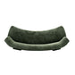 Manhattan Comfort Olive Green Modern Verandah Chenille 112" XL Sofa
