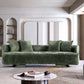 Manhattan Comfort Olive Green Modern Verandah Chenille 112" XL Sofa