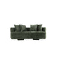 Manhattan Comfort Olive Green Modern Verandah Chenille 91" Sofa