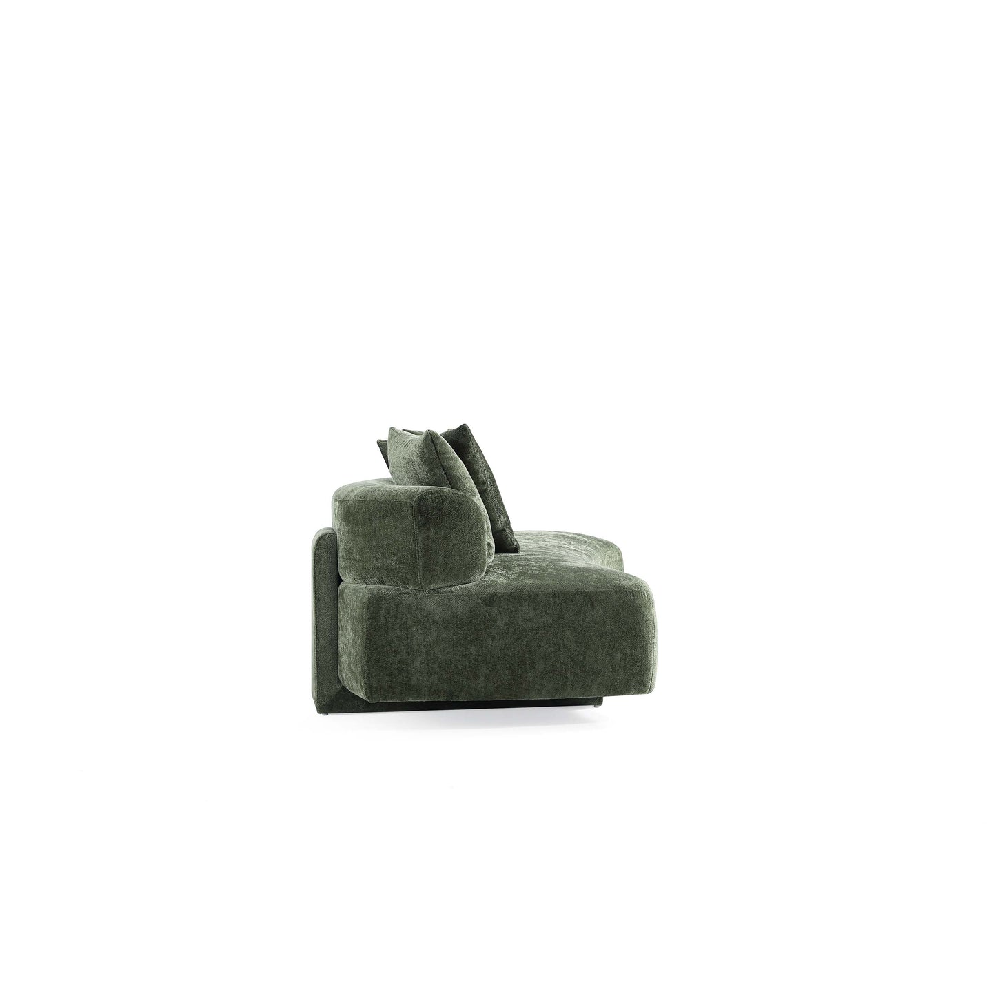 Manhattan Comfort Olive Green Modern Verandah Chenille 91" Sofa