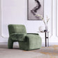 Manhattan Comfort Olive Green Modern Verandah Chenille Accent Chair