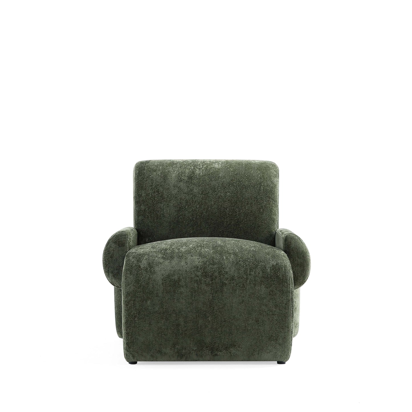 Manhattan Comfort Olive Green Modern Verandah Chenille Accent Chair