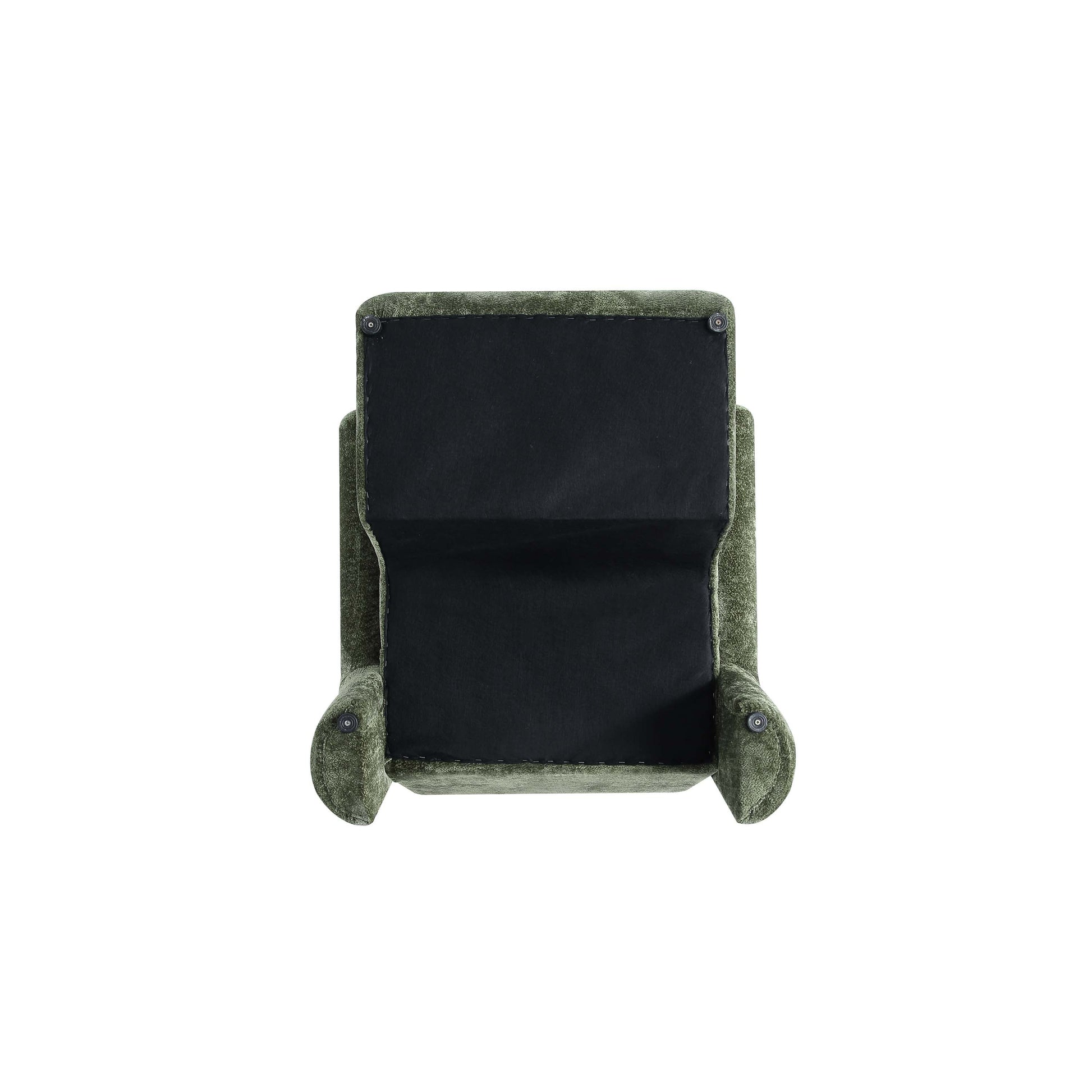 Manhattan Comfort Olive Green Modern Verandah Chenille Accent Chair