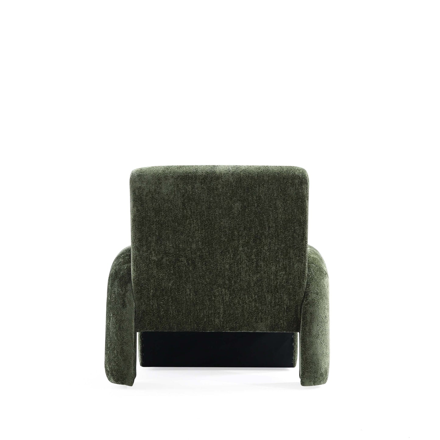 Manhattan Comfort Olive Green Modern Verandah Chenille Accent Chair In A Set Of 2