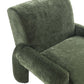 Manhattan Comfort Olive Green Modern Verandah Chenille Accent Chair In A Set Of 2