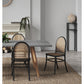 Manhattan Comfort Paragon Black & Cane Dining Chairs In A Set Of 2