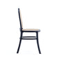 Manhattan Comfort Paragon Black & Cane Dining Chairs In A Set Of 4