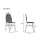 Manhattan Comfort Paragon Black & Cane Dining Chairs In A Set Of 4