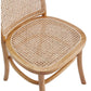 Manhattan Comfort Paragon Nature & Cane Dining Chairs In A Set Of 2