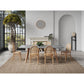 Manhattan Comfort Paragon Nature & Cane Dining Chairs In A Set Of 4