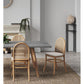 Manhattan Comfort Paragon Nature & Cane Dining Chairs With Cream Cushions In A Set Of 2