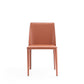 Manhattan Comfort Paris Clay Saddle Leather Dining Chairs In A Set Of 2