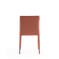 Manhattan Comfort Paris Clay Saddle Leather Dining Chairs In A Set Of 2