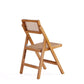 Manhattan Comfort Pullman Nature Cane Folding Dining Chairs In A Set Of 2