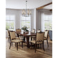 Manhattan Comfort Regent Cream & Walnut Faux Leather Dining Chair In A Set Of 2
