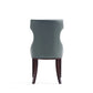 Manhattan Comfort Reine Faux Leather Pebble Gray Dining Chairs In A Set Of 4