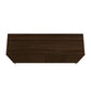 Manhattan Comfort Rockefeller 10-Drawer Double Tall Cabinet With Metal Legs In Brown