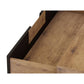 Manhattan Comfort Rockefeller 3-Drawer Nature & Textured Gray Dressers In A Set Of 2