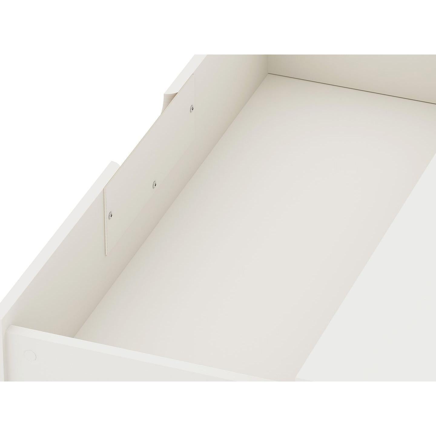 Manhattan Comfort Rockefeller 3-Drawer White Dressers In A Set Of 2