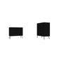 Manhattan Comfort Rockefeller 5-Drawer & 3-Drawer Black Dresser Cabinet Set