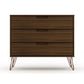 Manhattan Comfort Rockefeller 5-Drawer & 3-Drawer Brown Dresser Cabinet Set