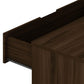 Manhattan Comfort Rockefeller 5-Drawer & 3-Drawer Brown Dresser Cabinet Set