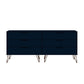 Manhattan Comfort Rockefeller 5-Drawer & 6-Drawer Tatiana Midnight Blue Dresser Cabinet Set