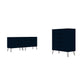 Manhattan Comfort Rockefeller 5-Drawer & 6-Drawer Tatiana Midnight Blue Dresser Cabinet Set