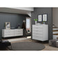 Manhattan Comfort Rockefeller 5-Drawer & 6-Drawer White Dresser Cabinet Set