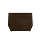 Manhattan Comfort Rockefeller 5-Drawer Tall Dresser With Metal Legs In Brown