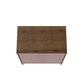 Manhattan Comfort Rockefeller 5-Drawer Tall Dresser With Metal Legs In Nature & Rose Pink