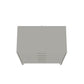 Manhattan Comfort Rockefeller 5-Drawer Tall Dresser With Metal Legs In Off White