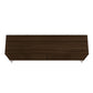 Manhattan Comfort Rockefeller 6-Drawer Double Low Dresser With Metal Legs In Brown