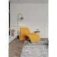 Manhattan Comfort Rosebud Yellow Wool Blend Accent Chairs In A Set Of 2