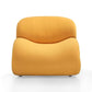 Manhattan Comfort Rosebud Yellow Wool Blend Accent Chairs In A Set Of 2